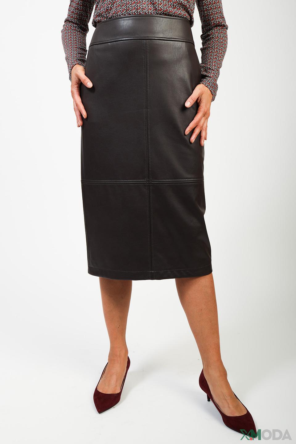 Юбка Gerry Weber кожаная коричневая