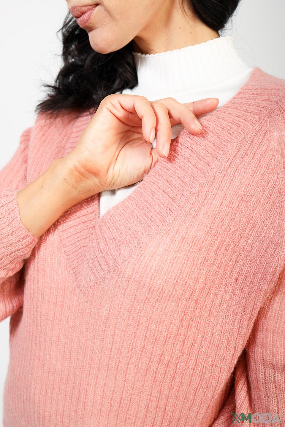 Пуловер Gerry Weber V-образный персиковый