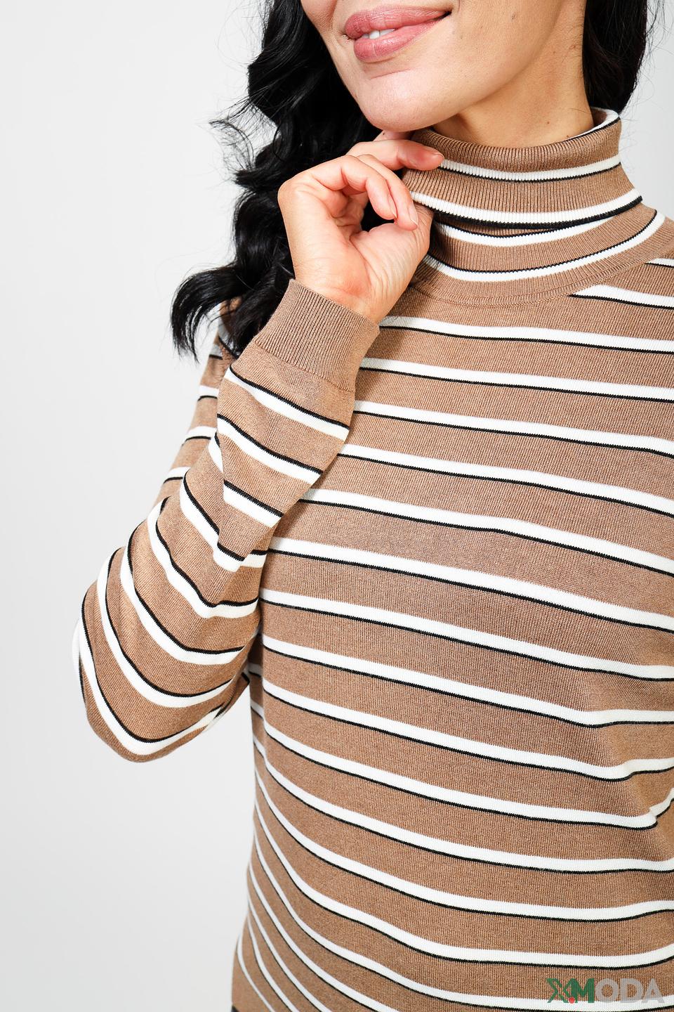 Водолазка Gerry Weber в полоску бежевая