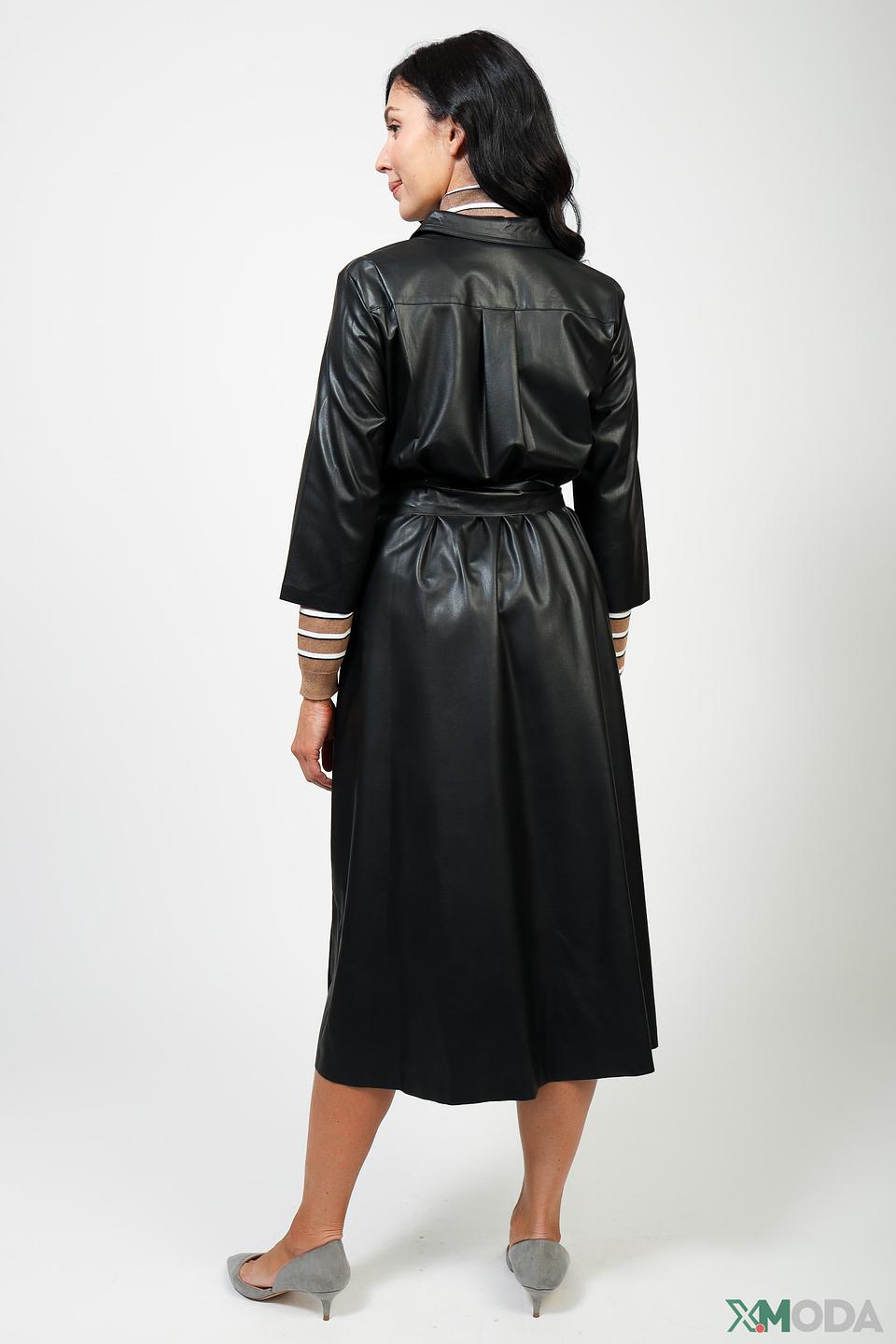 Платье Gerry Weber из экокожи чёрное