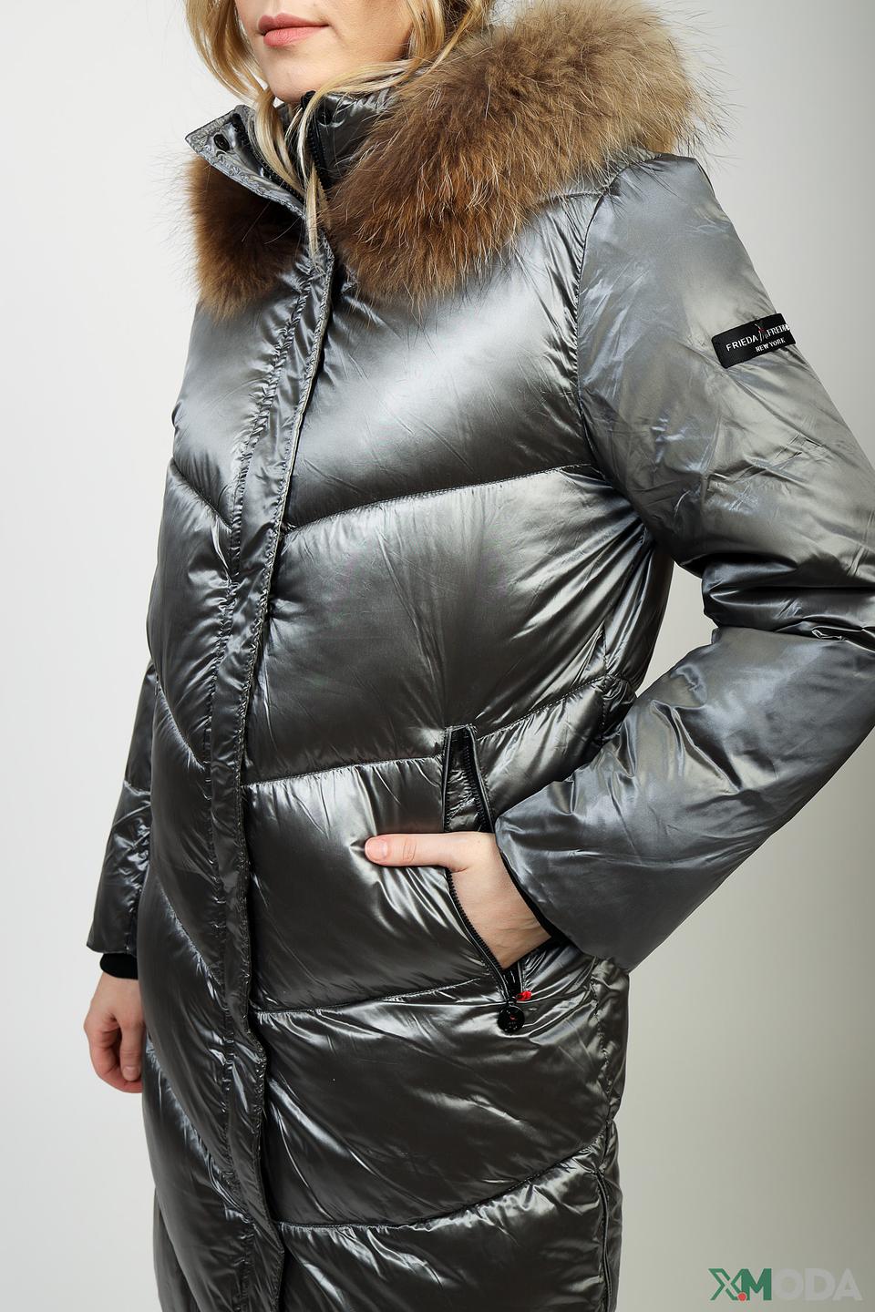 Пальто Frieda and Freddies стеганое серое