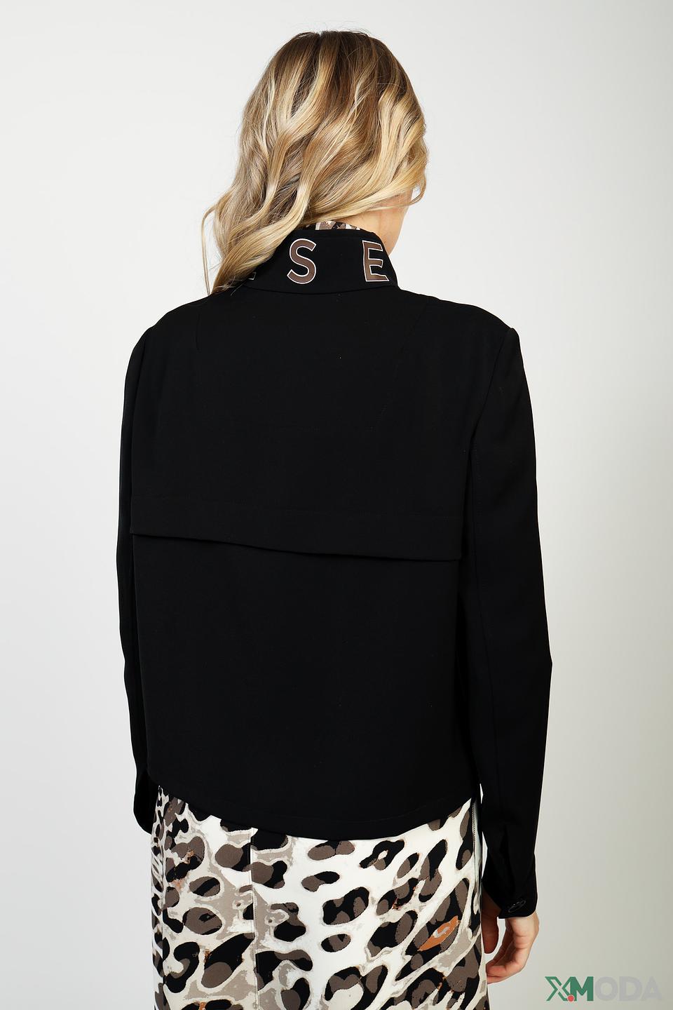 Жакет Marc Aurel чёрный приталенный