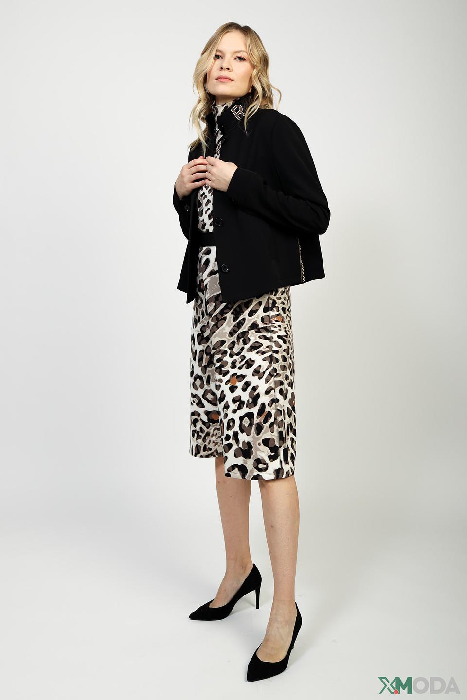 Жакет Marc Aurel чёрный приталенный