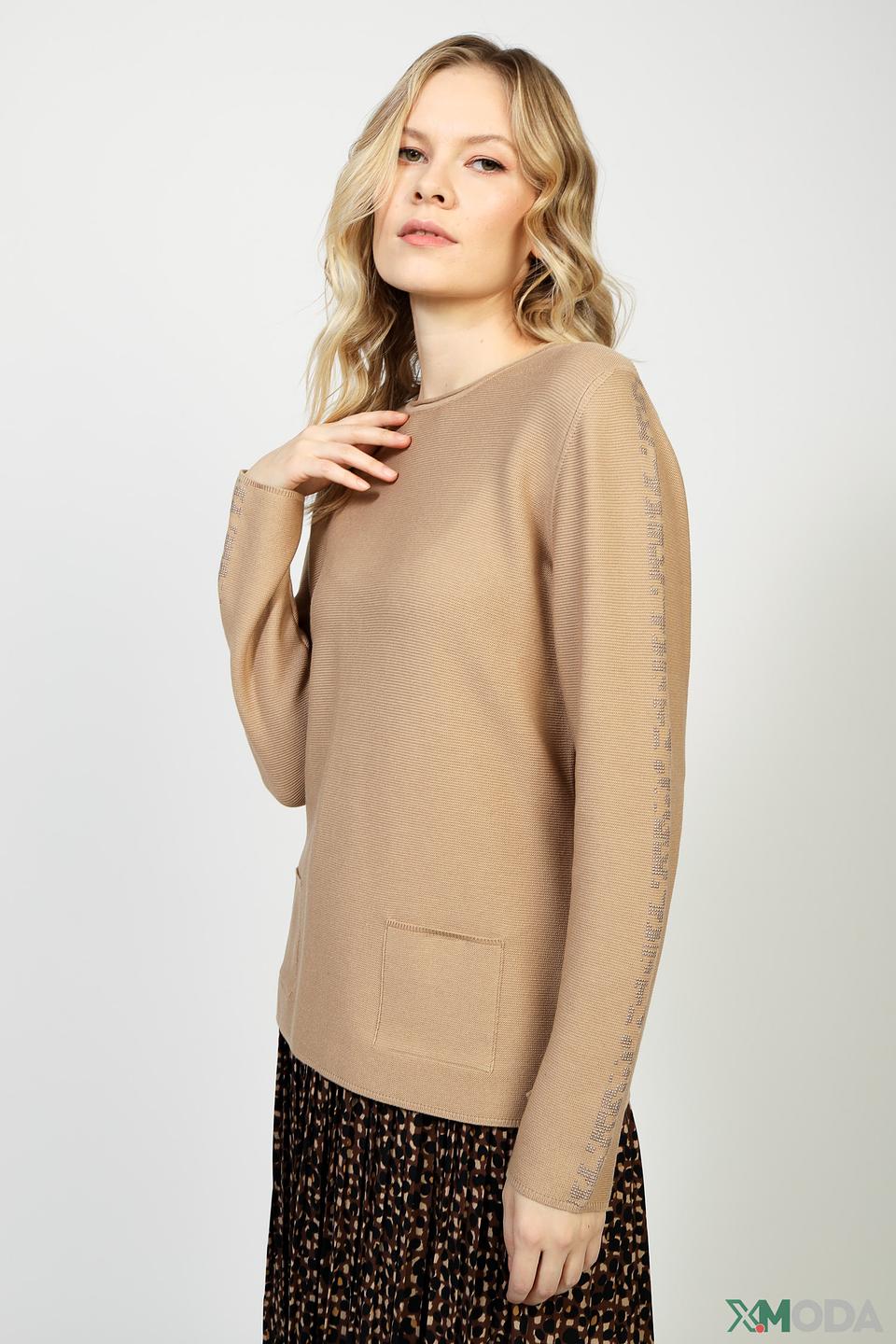 Пуловер Thomas Rabe бежевый