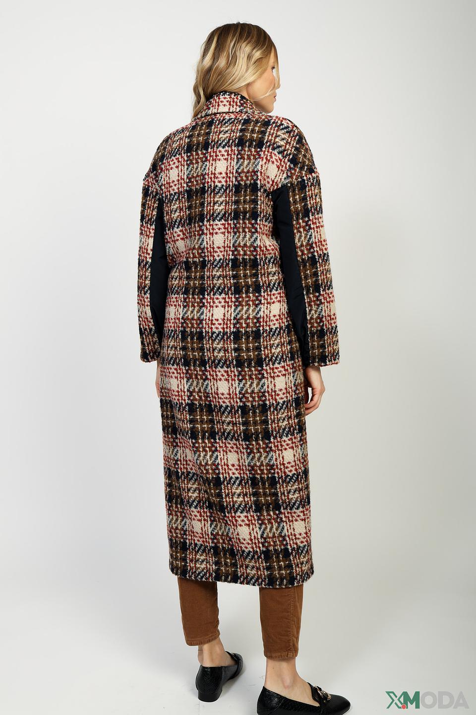 Пальто Manila Grace в клетку