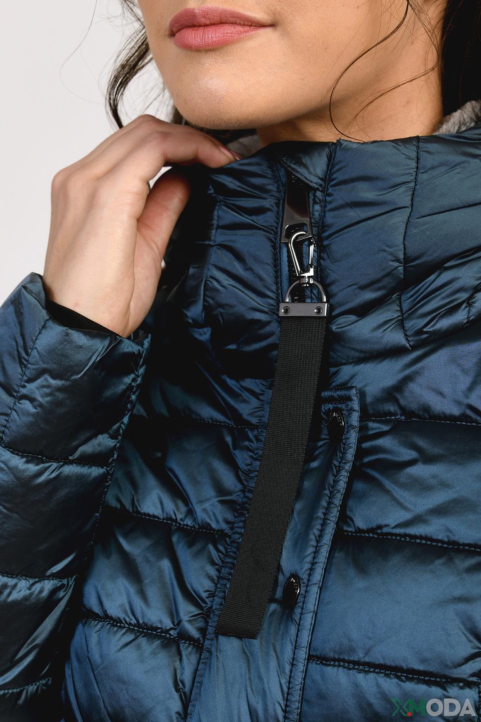 Куртка District стеганая синяя