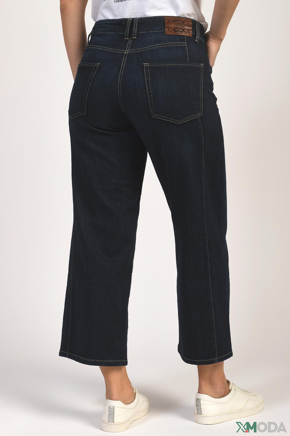 Джинсы Cambio клеш тёмно-синие