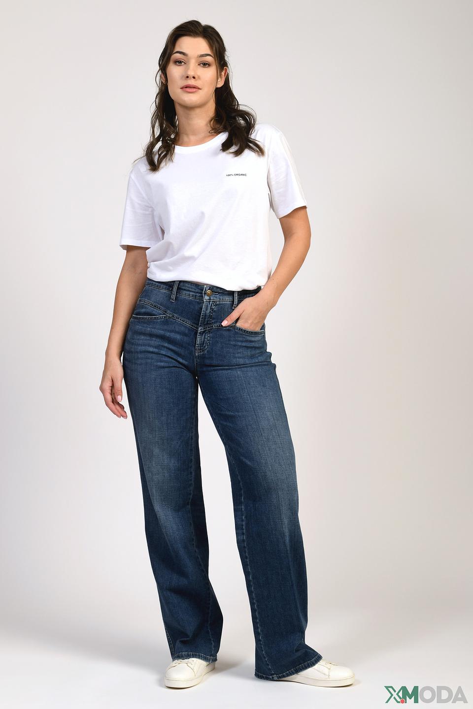 Джинсы Cambio широкого кроя indigo