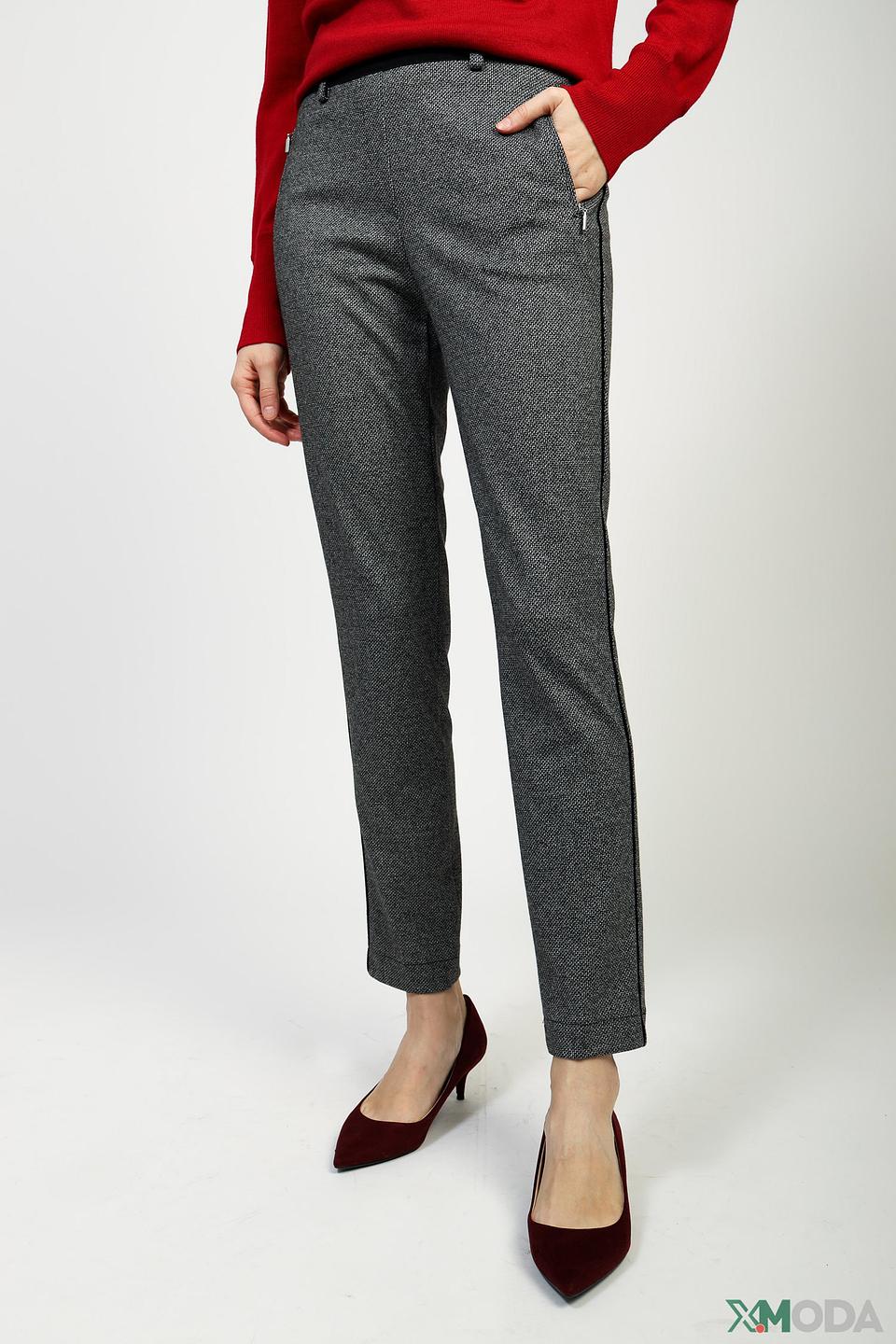 Брюки Raphaela by Brax в клетку серые
