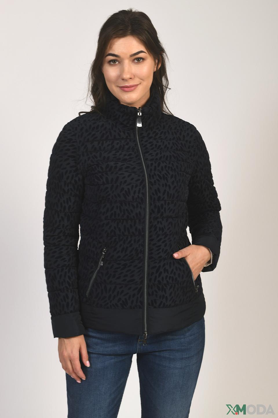 Куртка Lebek с леопардовым принтом