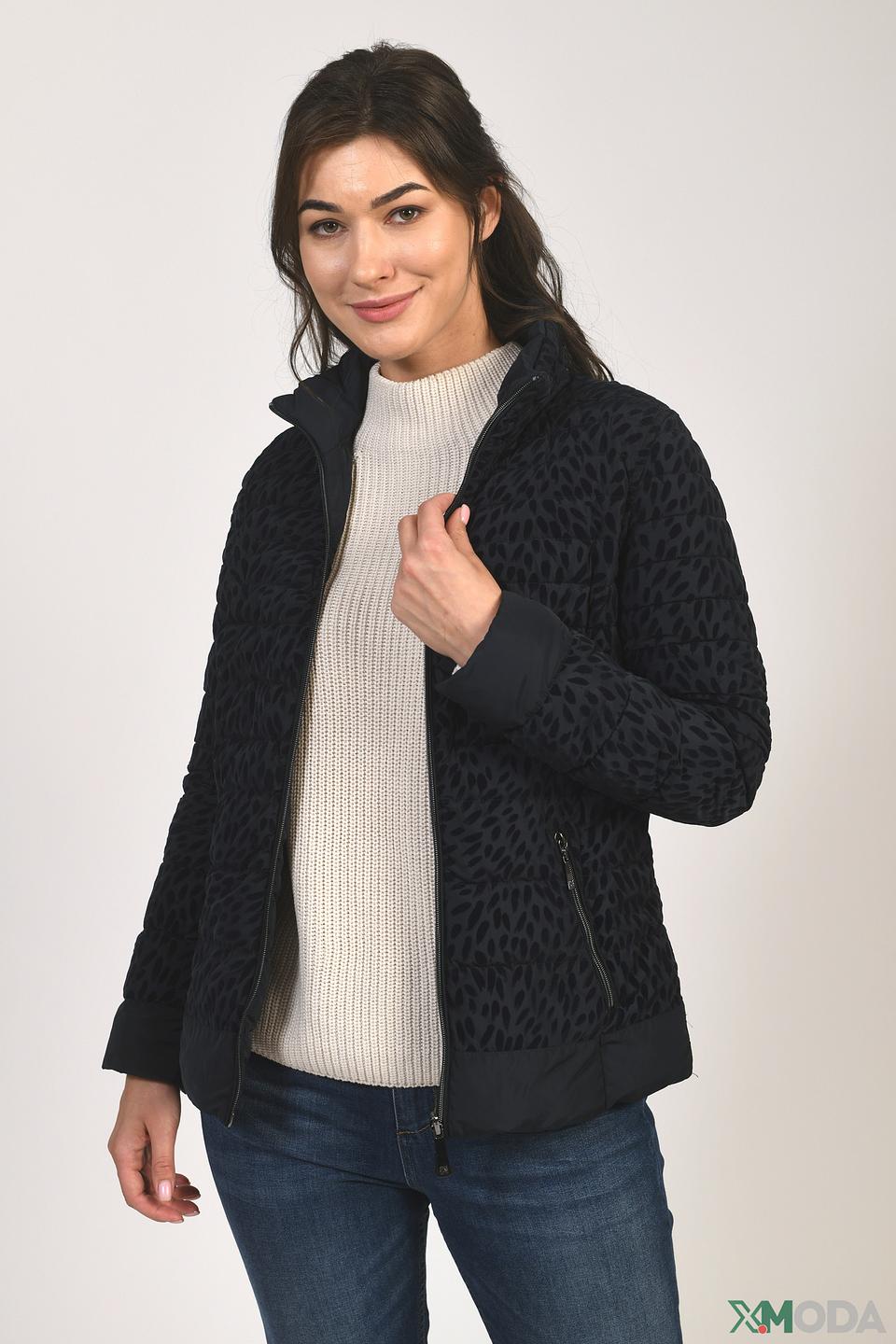 Куртка Lebek с леопардовым принтом