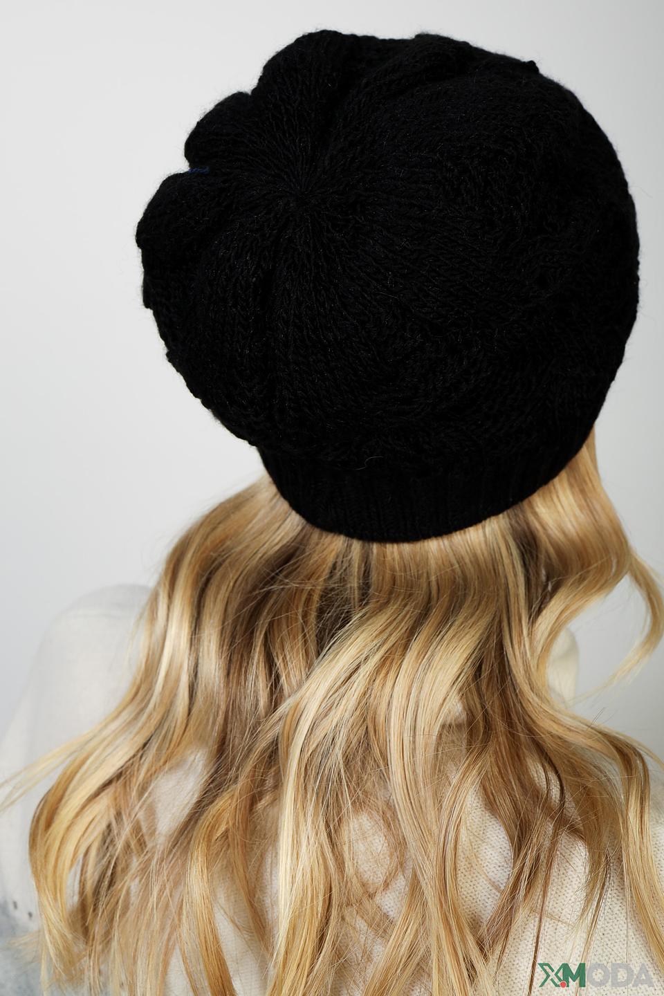 Шапка Wegener вязаная чёрная