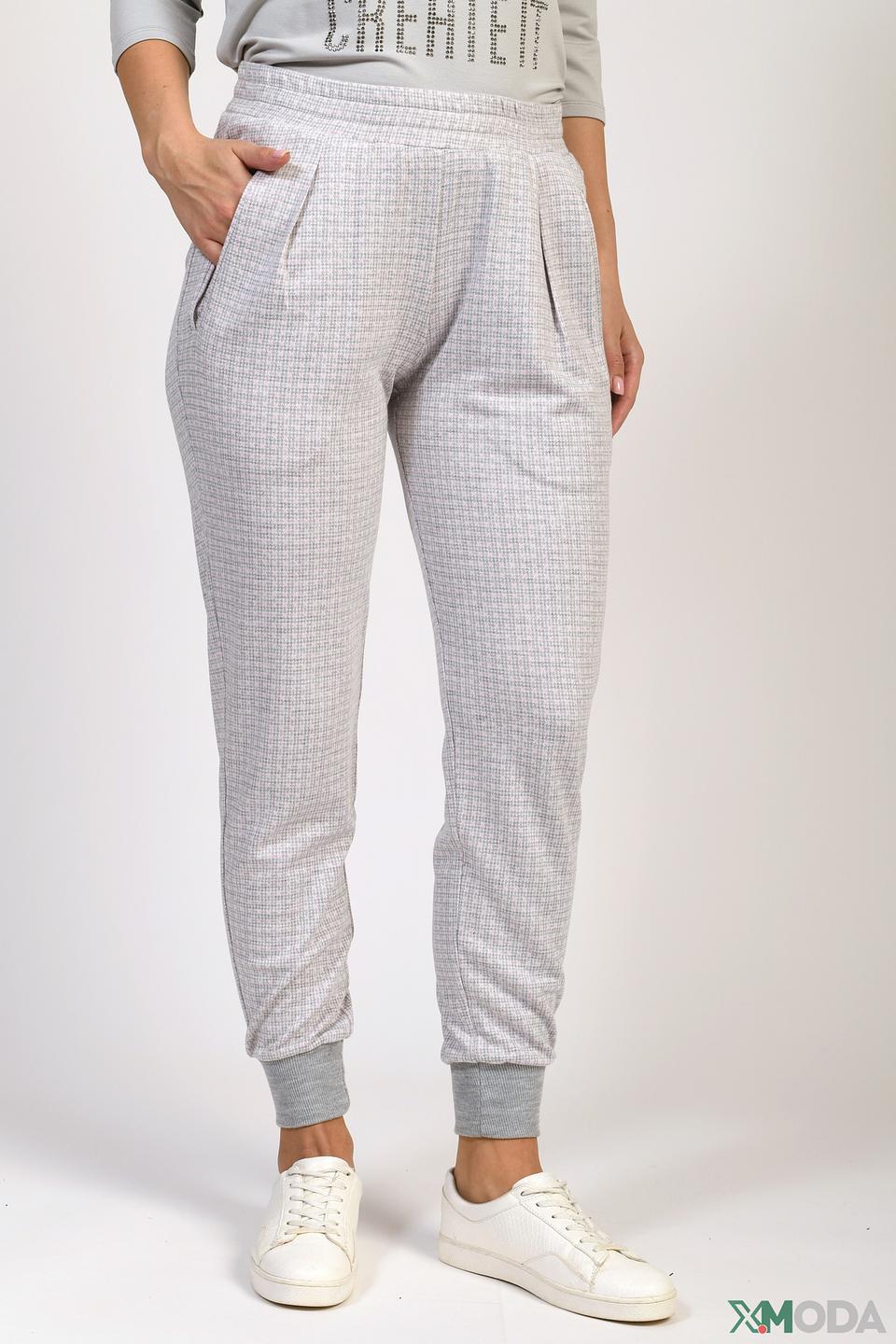 Брюки Lisa Campione в клетку серые