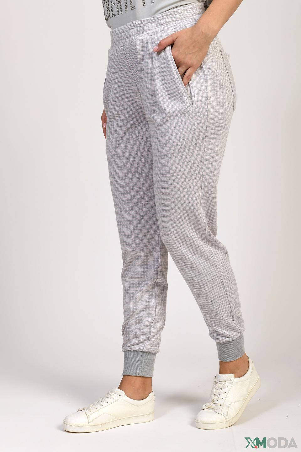 Брюки Lisa Campione в клетку серые