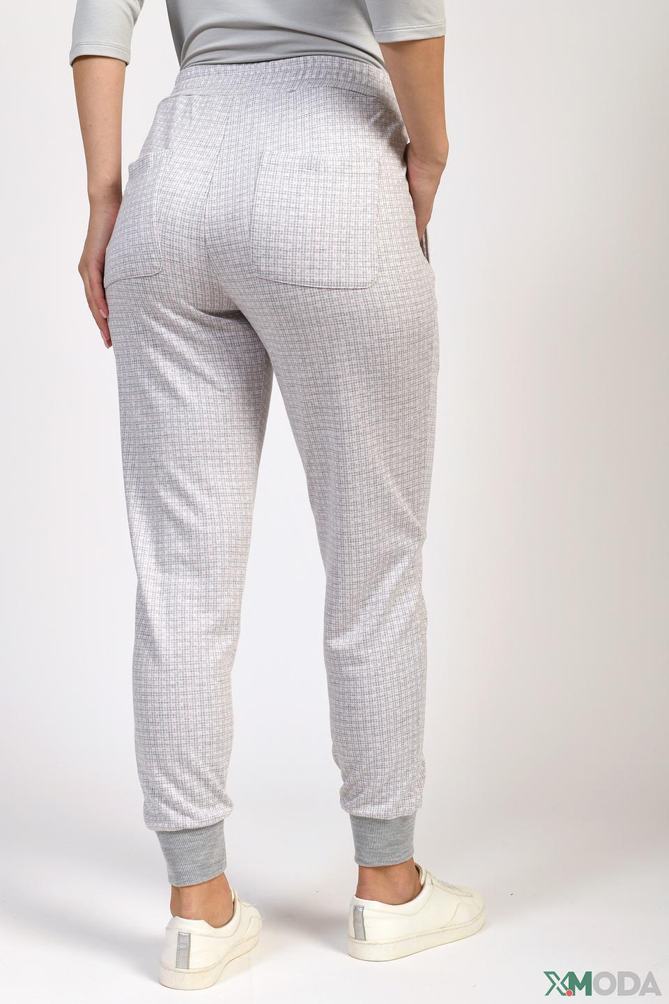 Брюки Lisa Campione в клетку серые