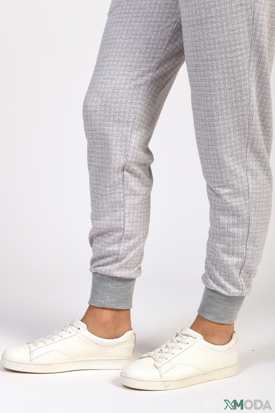 Брюки Lisa Campione в клетку серые