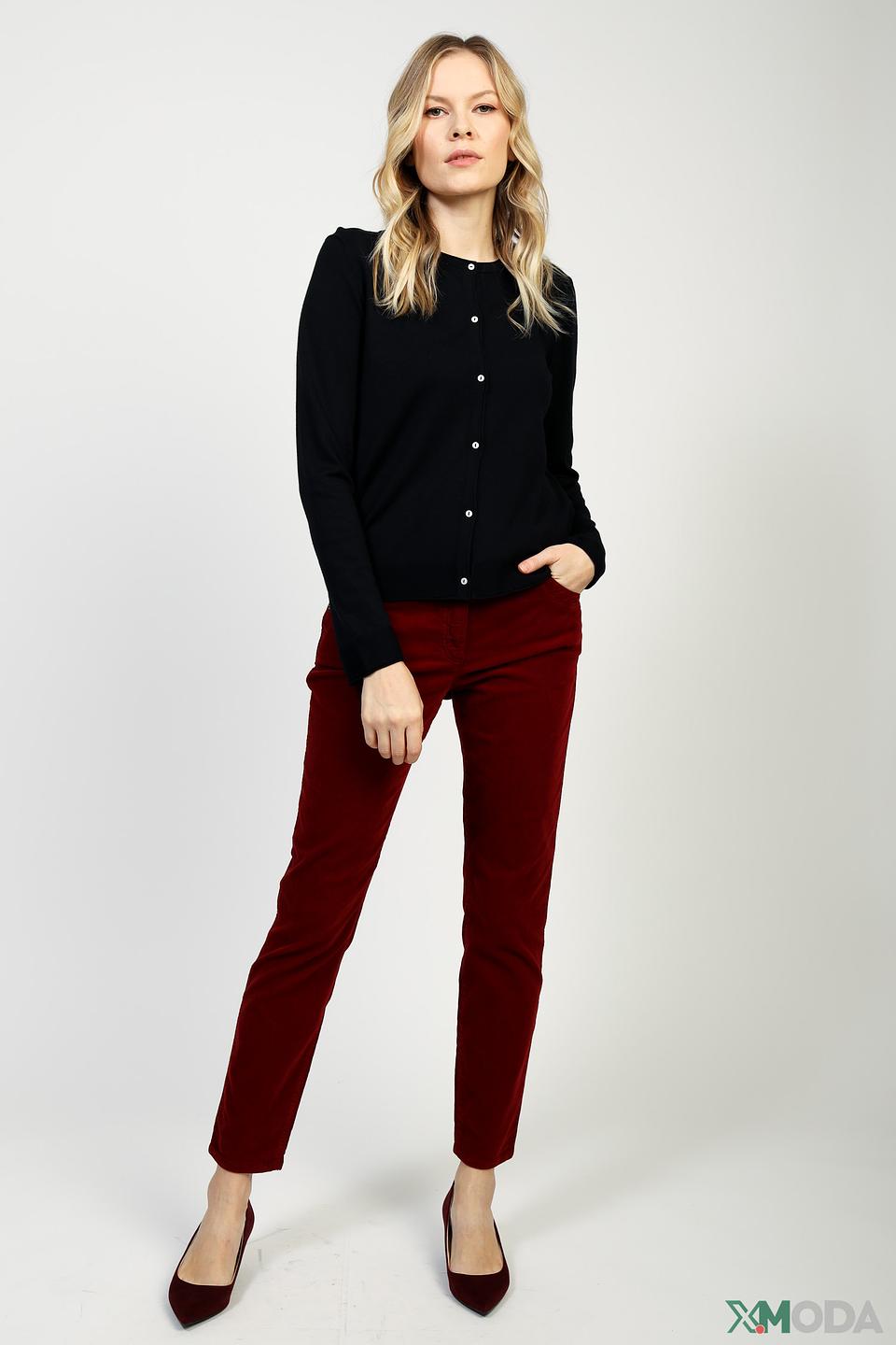 Брюки вельветовые Gerry Weber бордовый