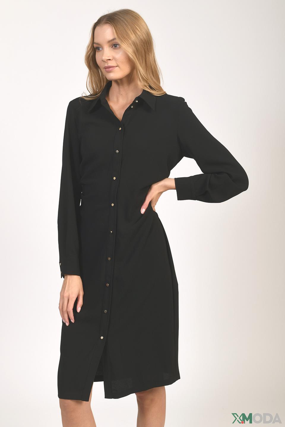 Платье рубашка i Blues чёрное