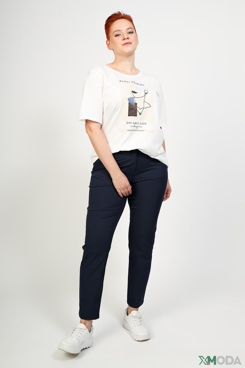 Брюки Pezzo классические темно-синие