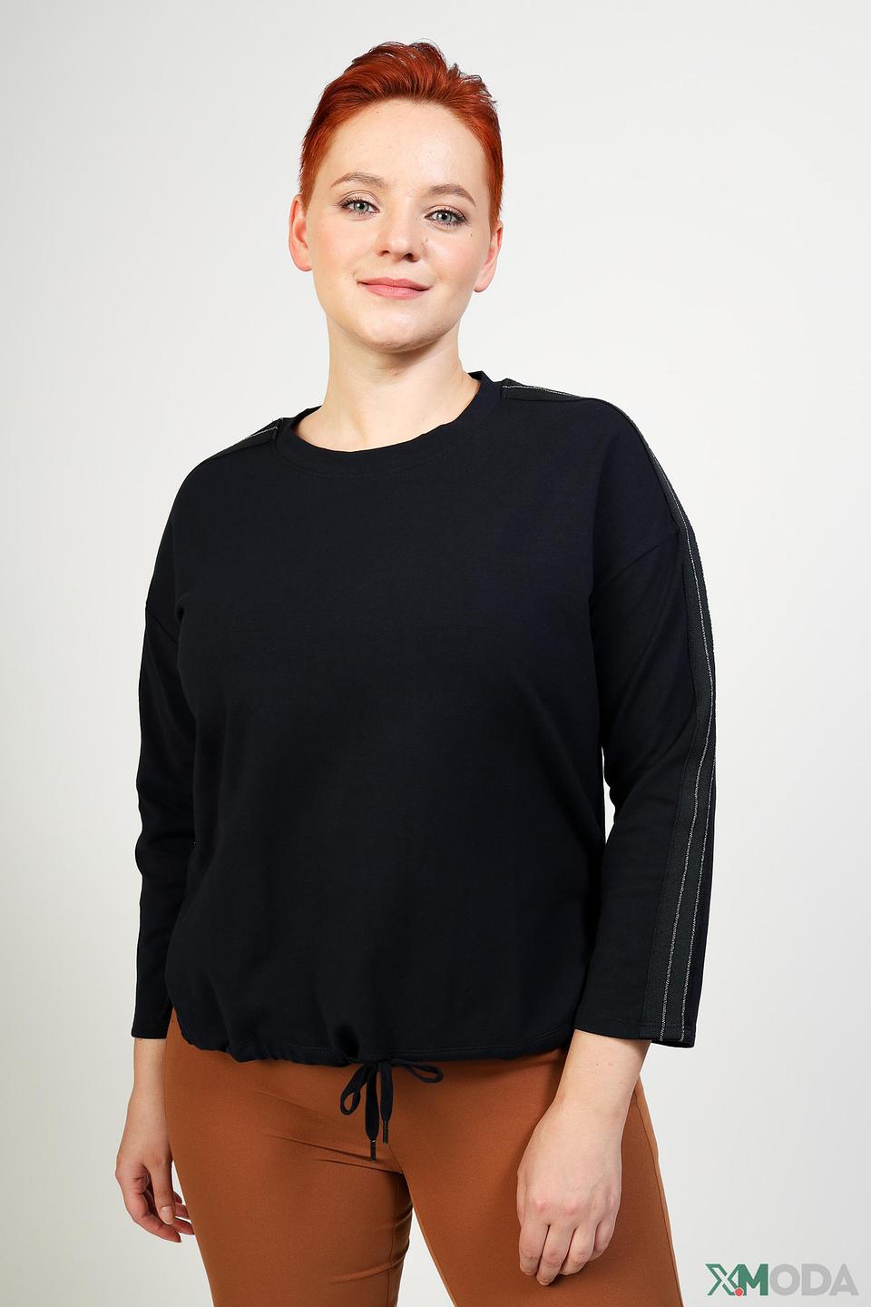 Пуловер Pezzo чёрный с полоской