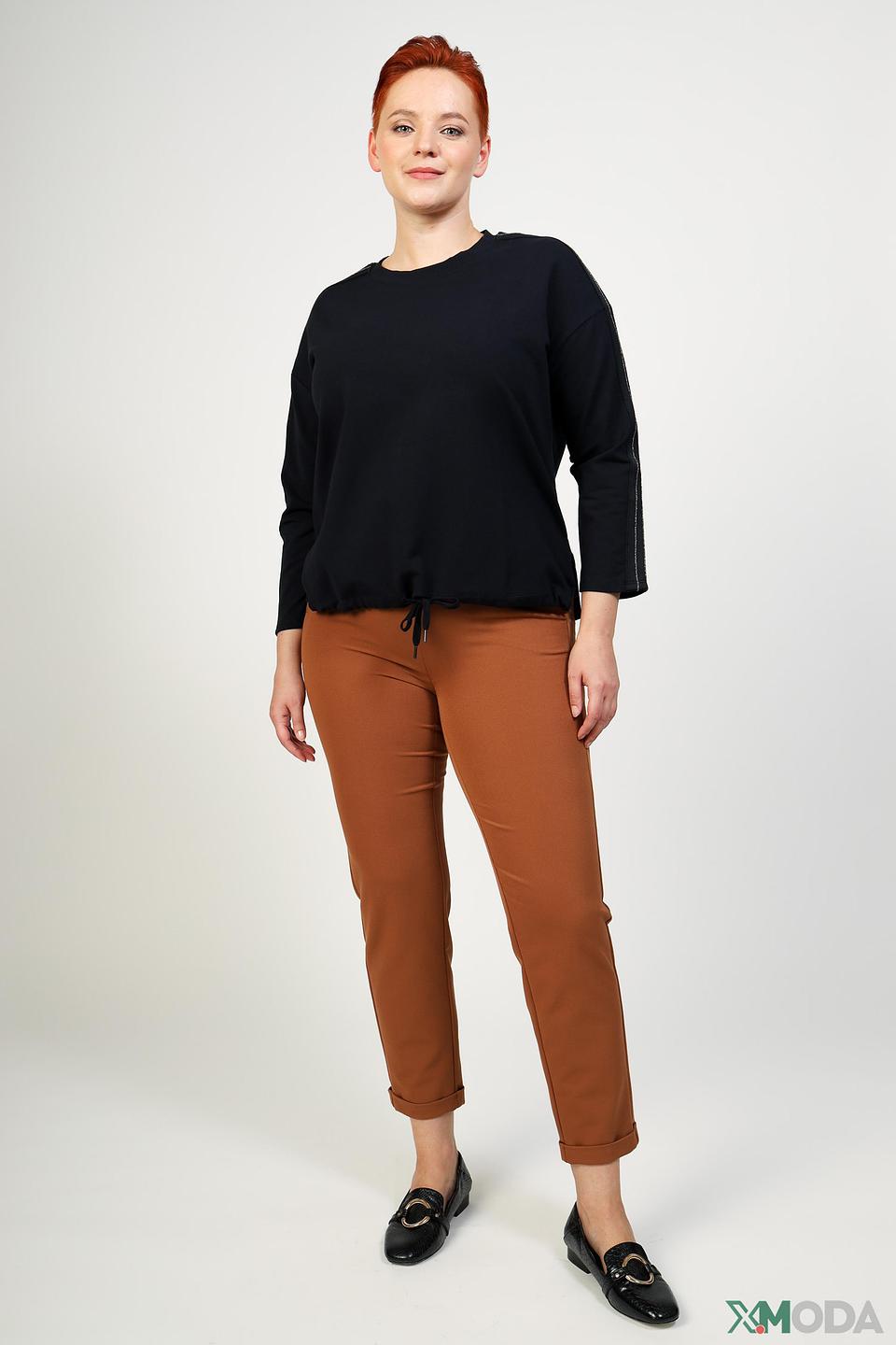 Пуловер Pezzo чёрный с полоской