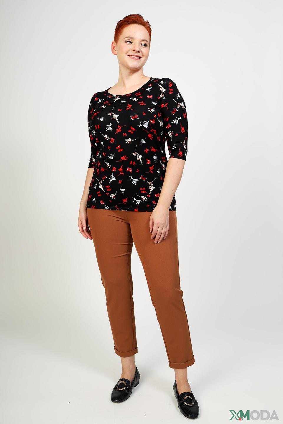 Блуза Pezzo с цветочным принтом