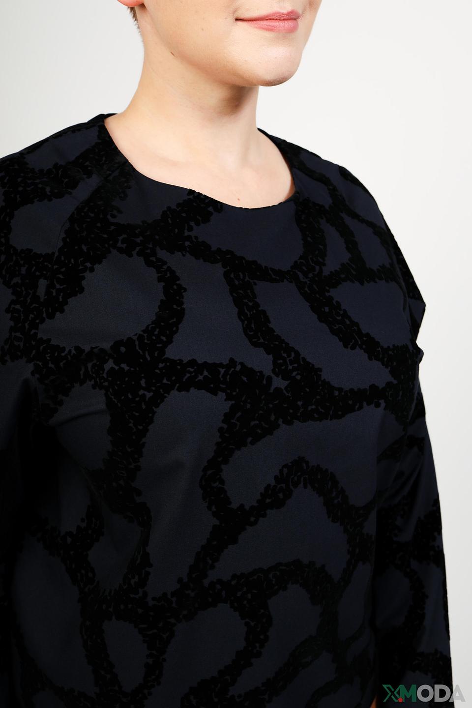 Блуза Pezzo с абстрактным принтом