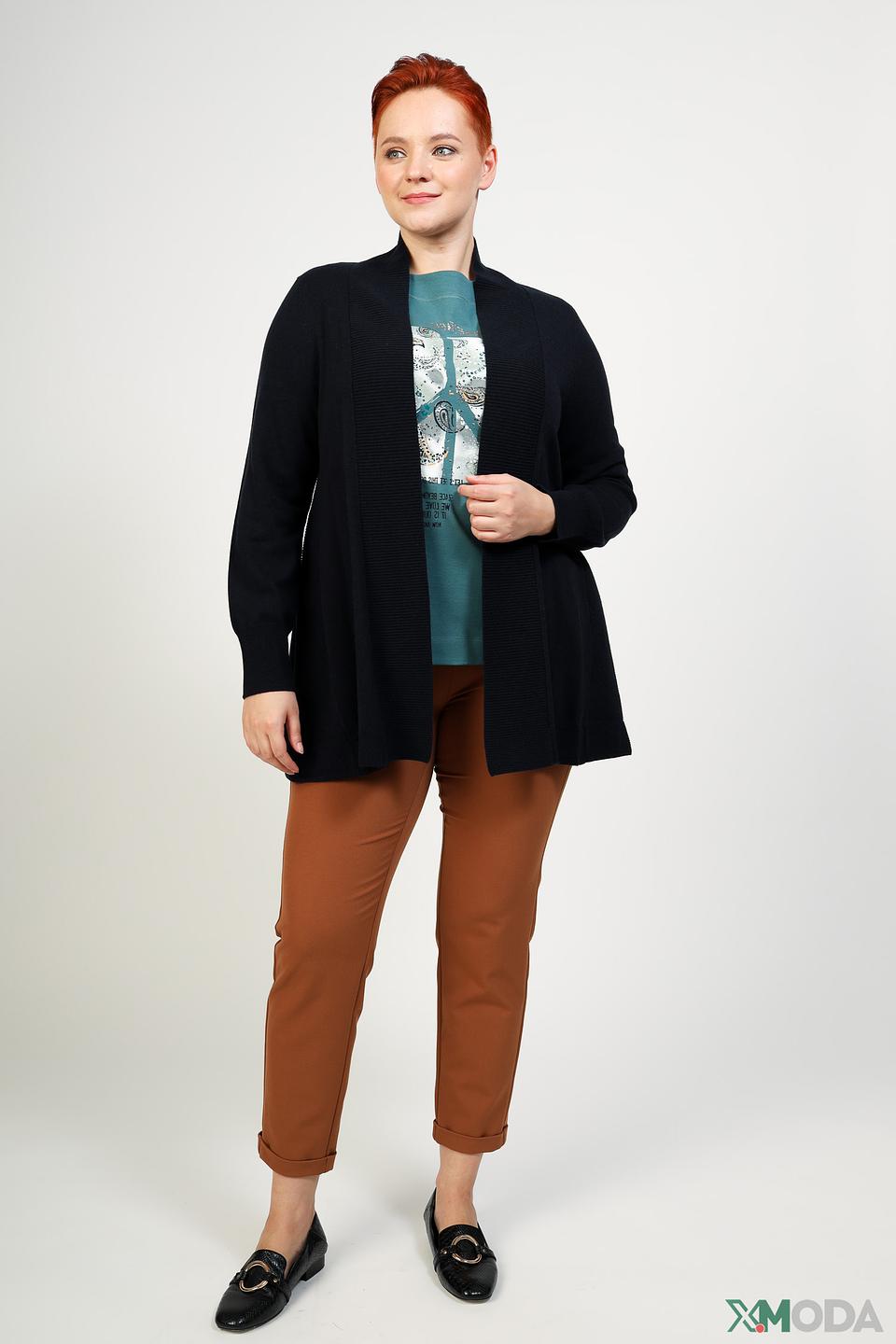 Жакет Samoon вязаный чёрный