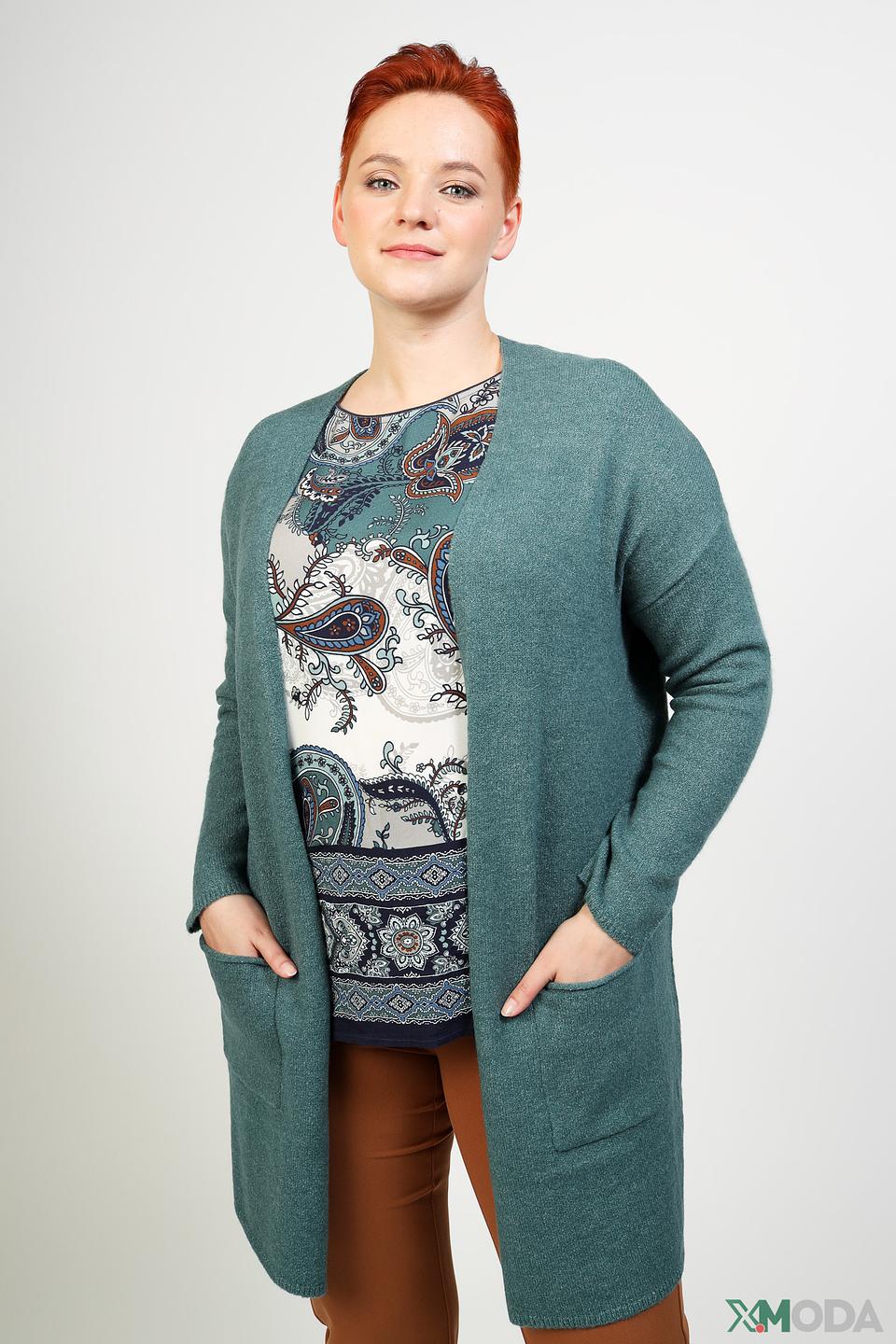 Кардиган Via Appia зеленый