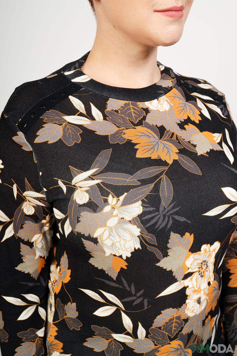 Пуловер Frank Walder с цветочным принтом