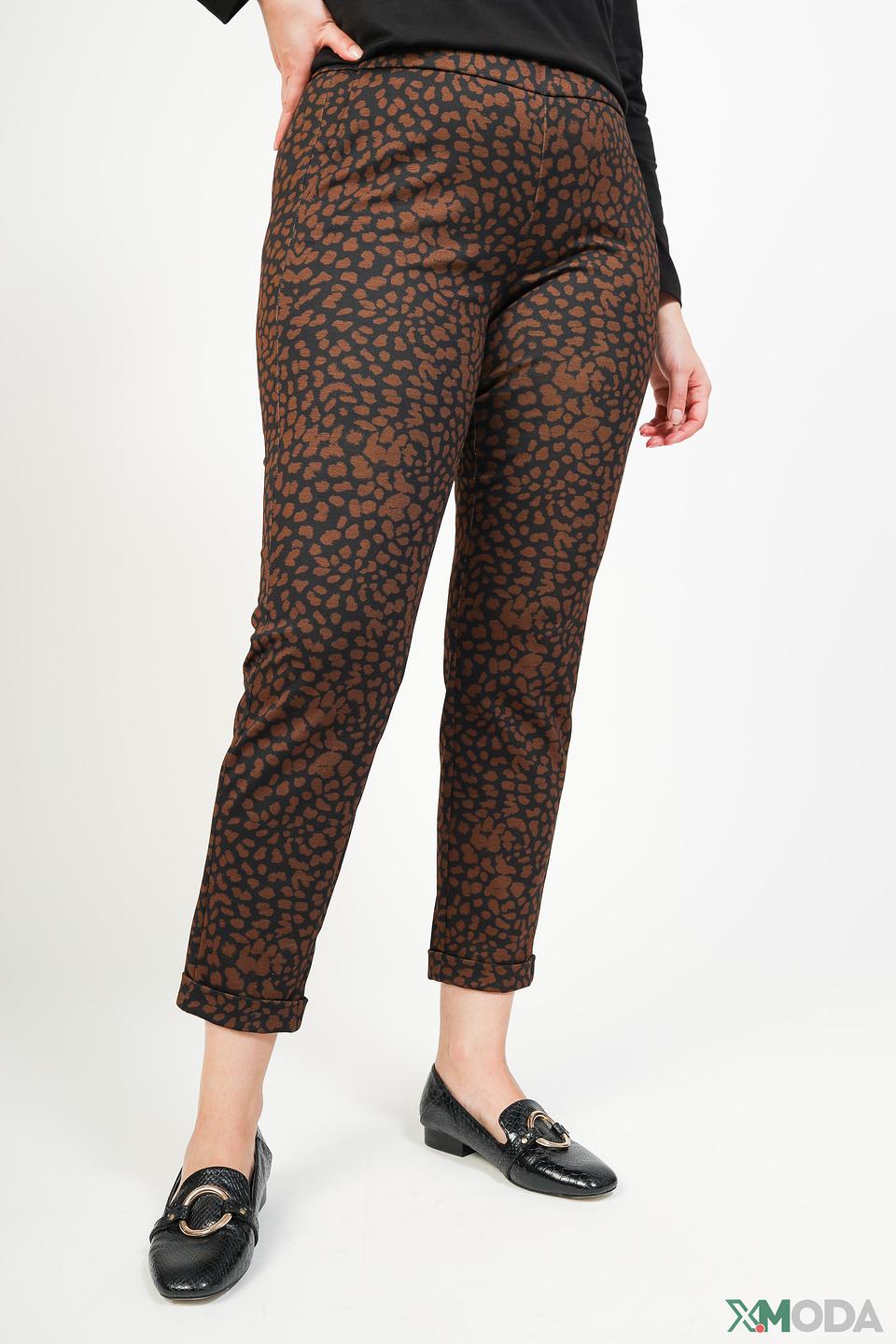 Брюки Frank Walder с леопардовым принтом
