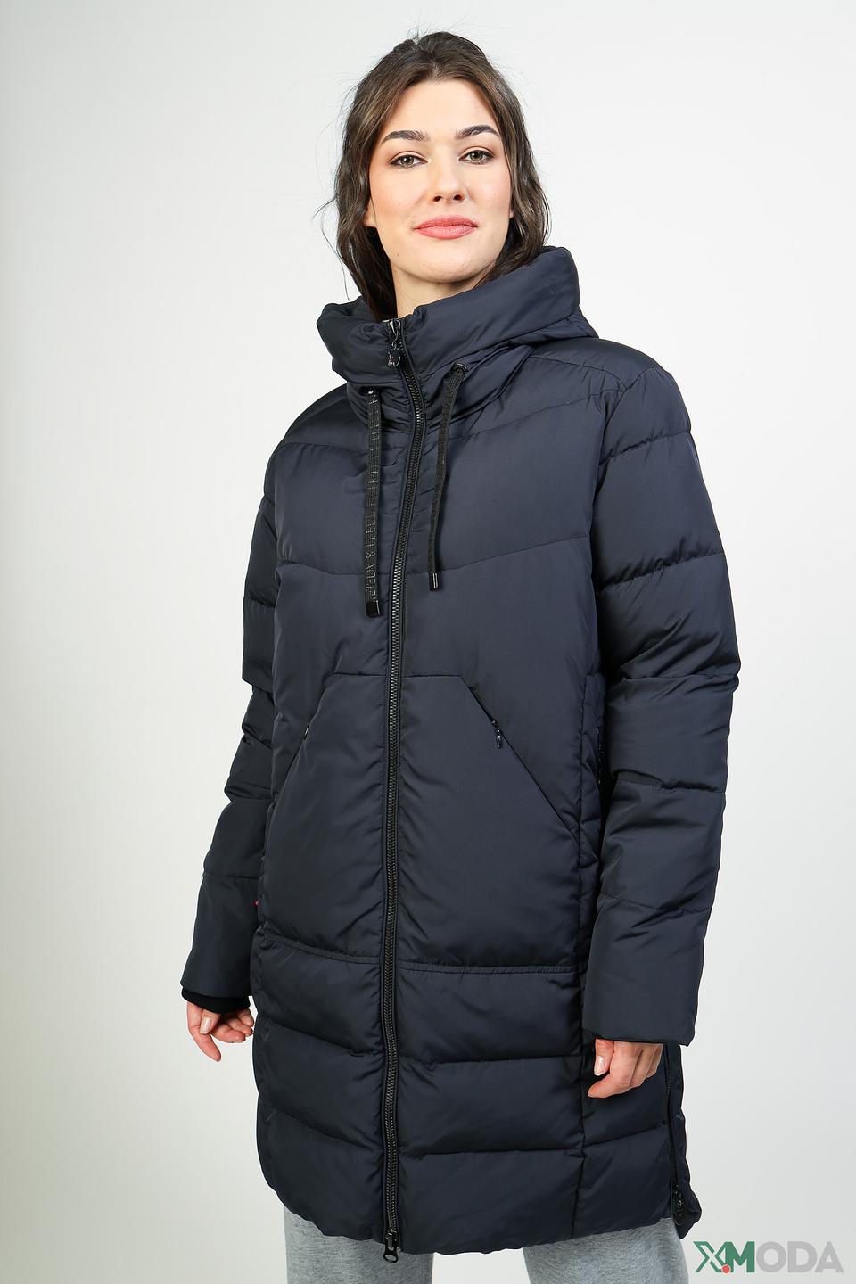 Пальто Frieda and Freddies стеганое тёмно-синее