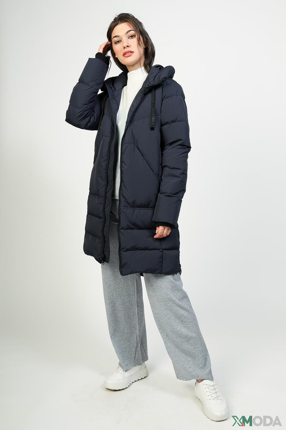 Пальто Frieda and Freddies стеганое тёмно-синее