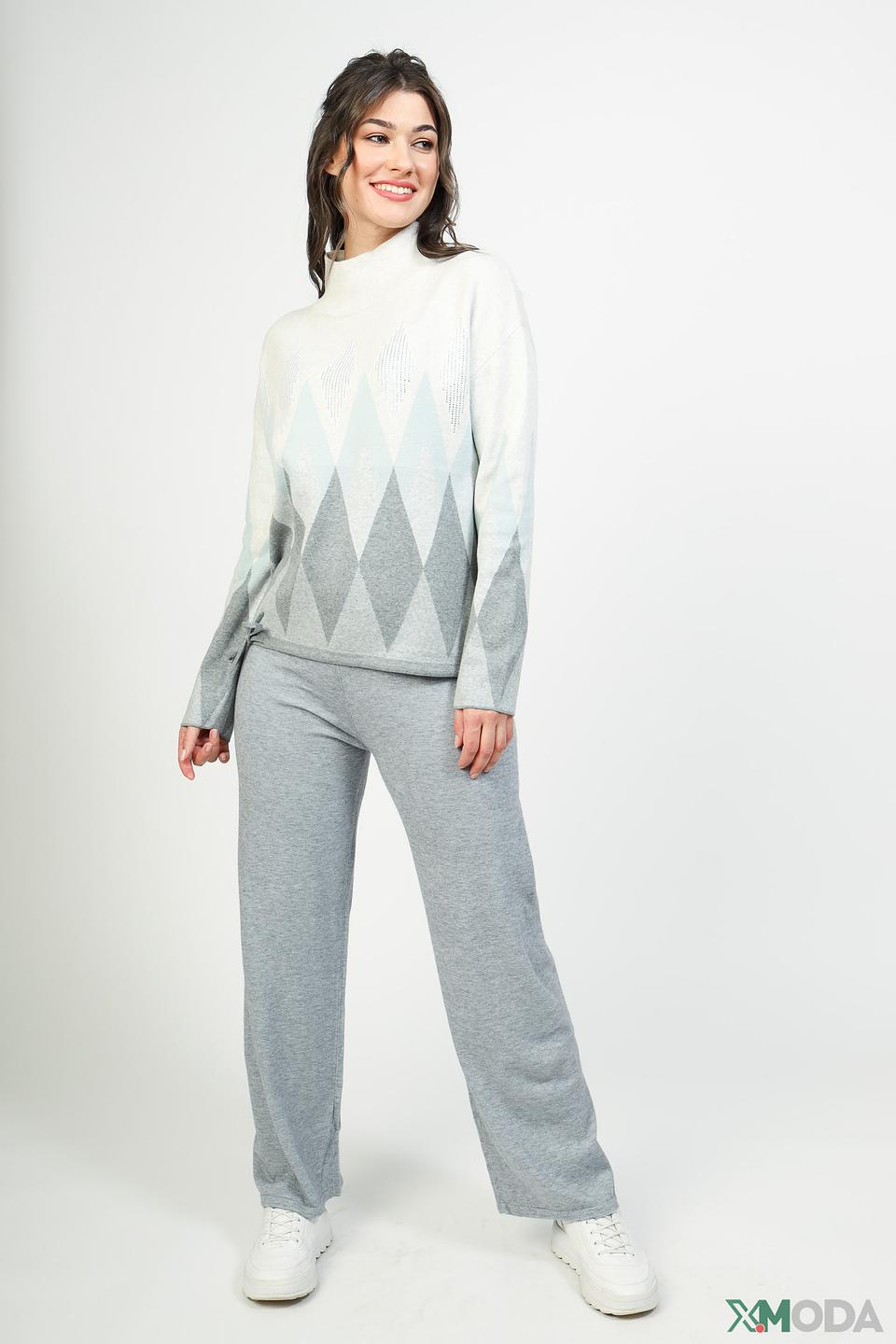 Брюки трикотажные Betty Barclay серые