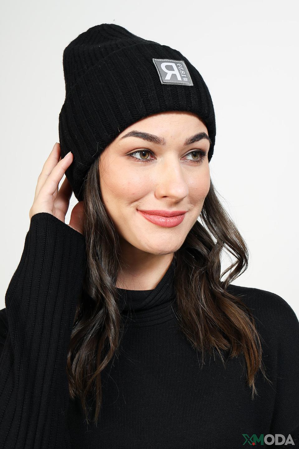 Шапка Roeckl чёрная вязаная