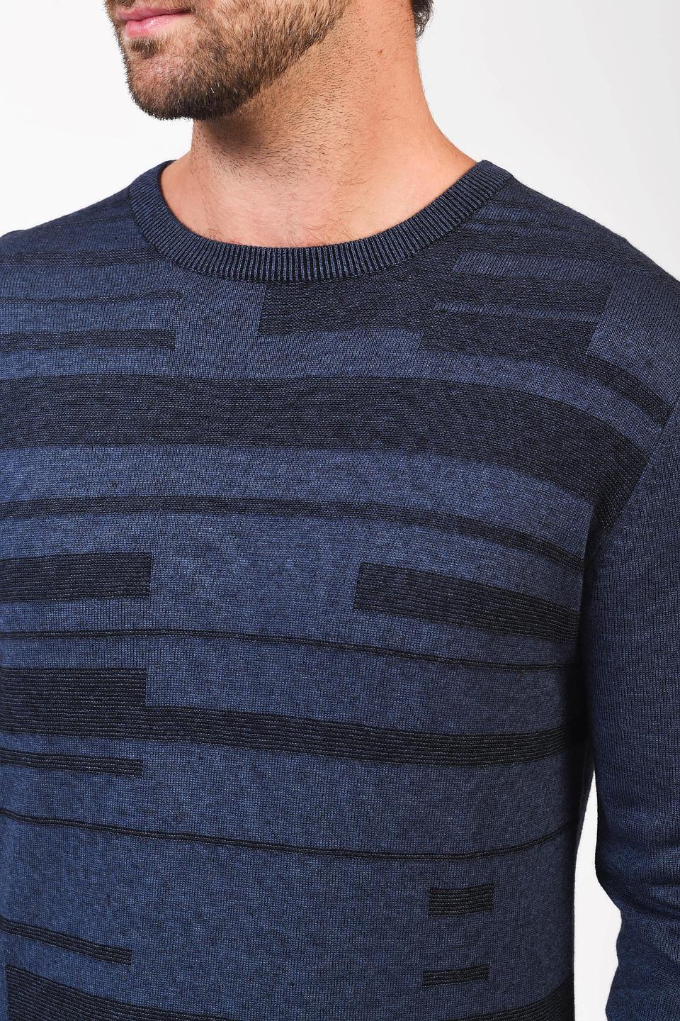 Джемпер Pezzo мужской синий с узором