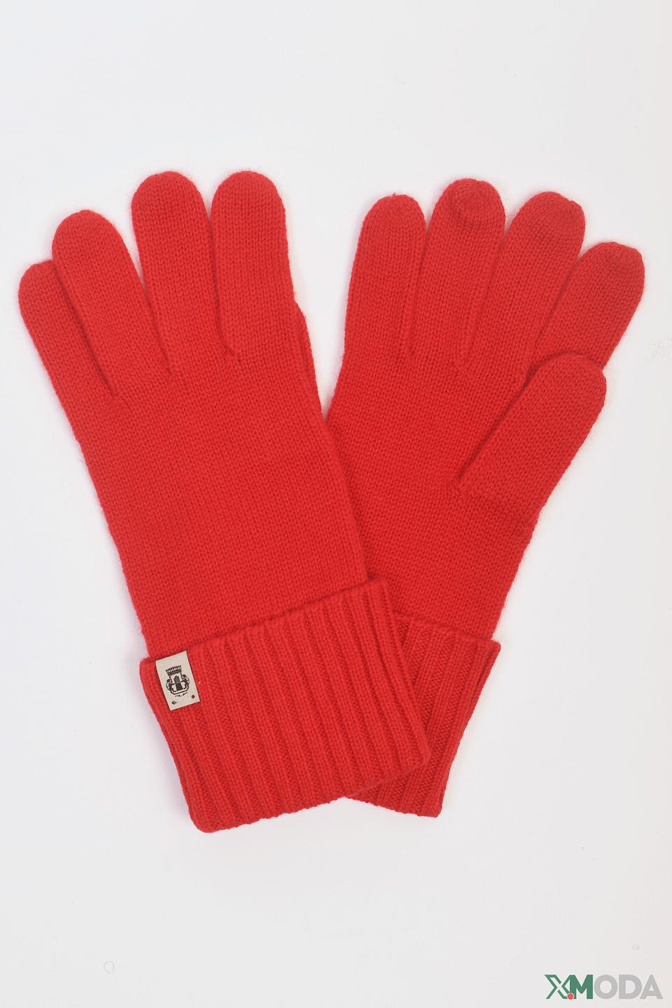 Перчатки Roeckl вязаные красные