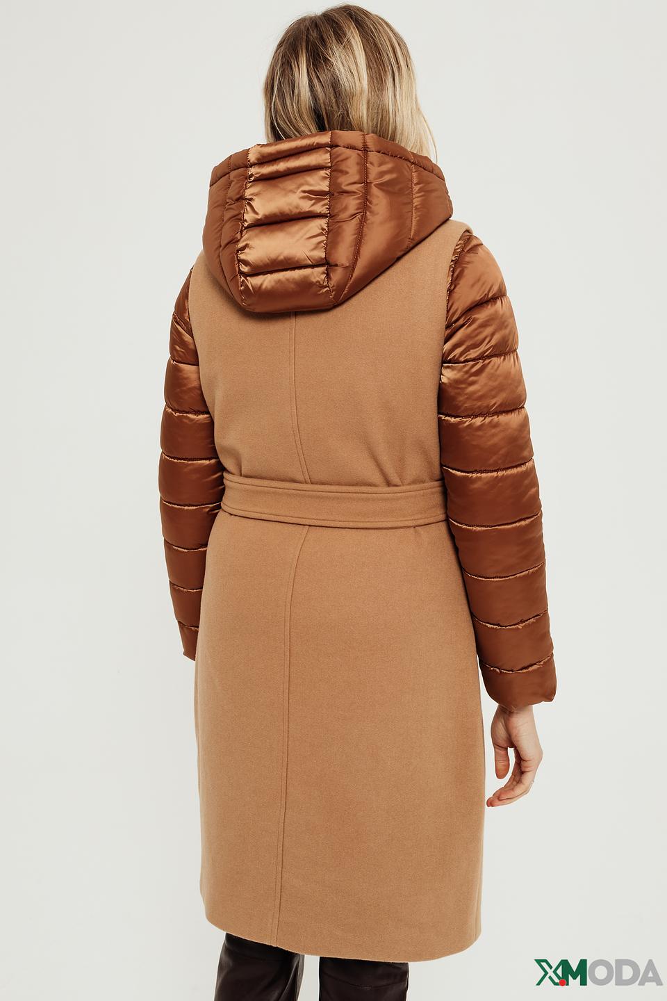 Пальто Gaudi Jeans комбинированное бежевое