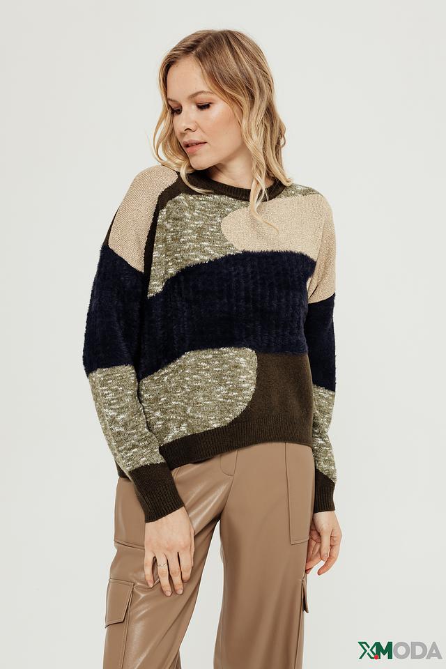 Пуловер Taifun в полоску