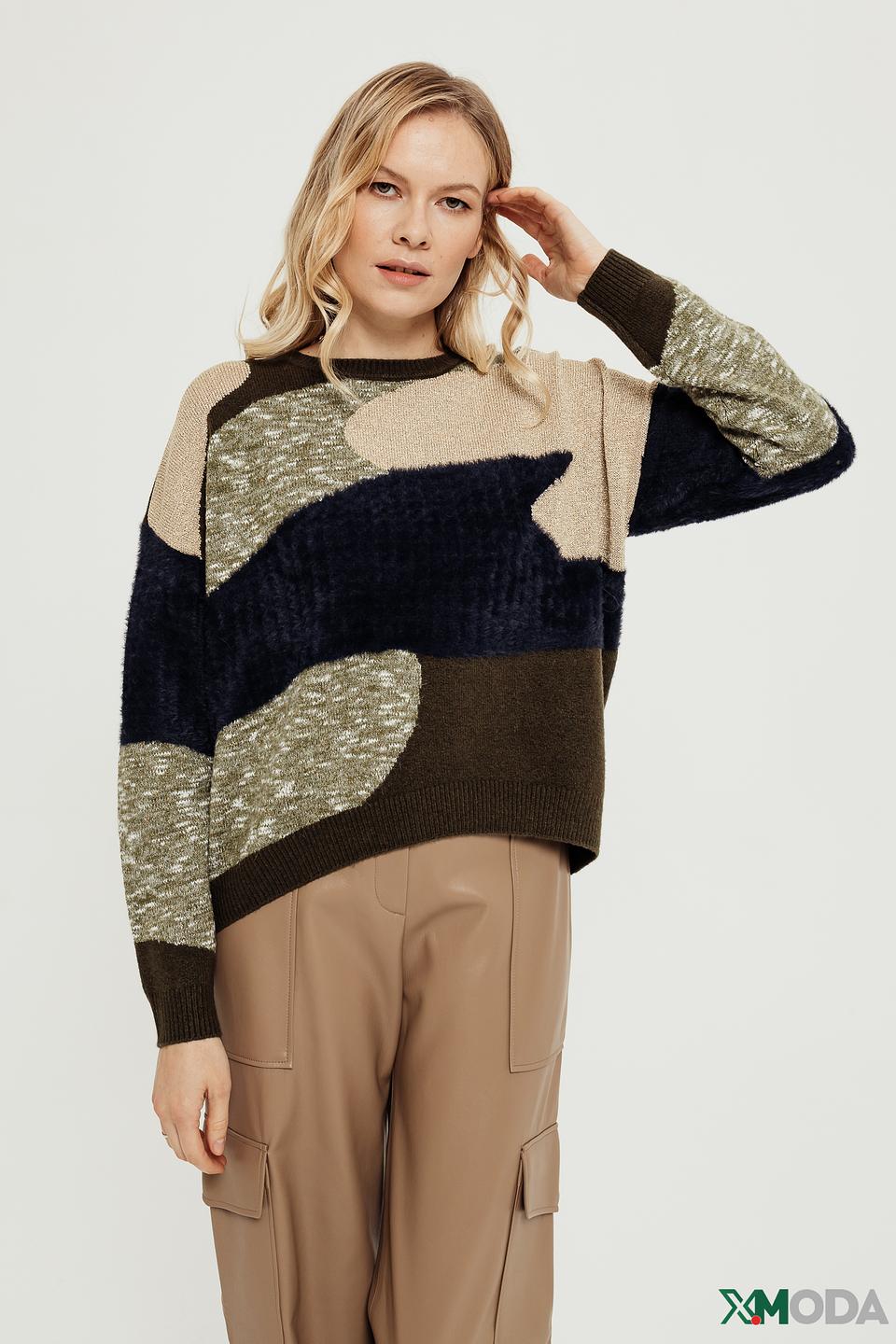 Пуловер Taifun в полоску