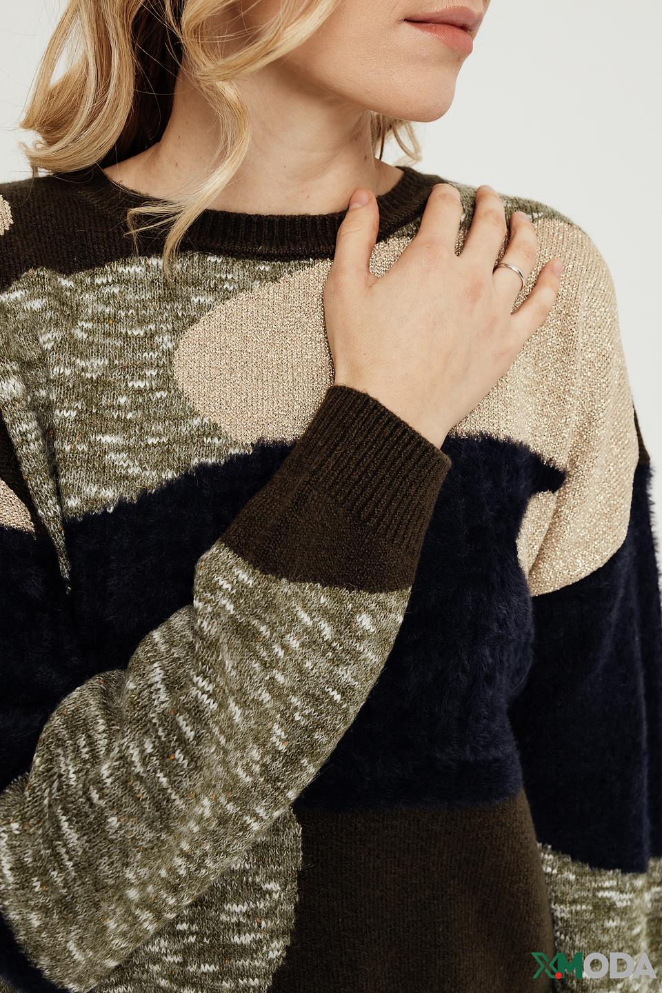 Пуловер Taifun в полоску