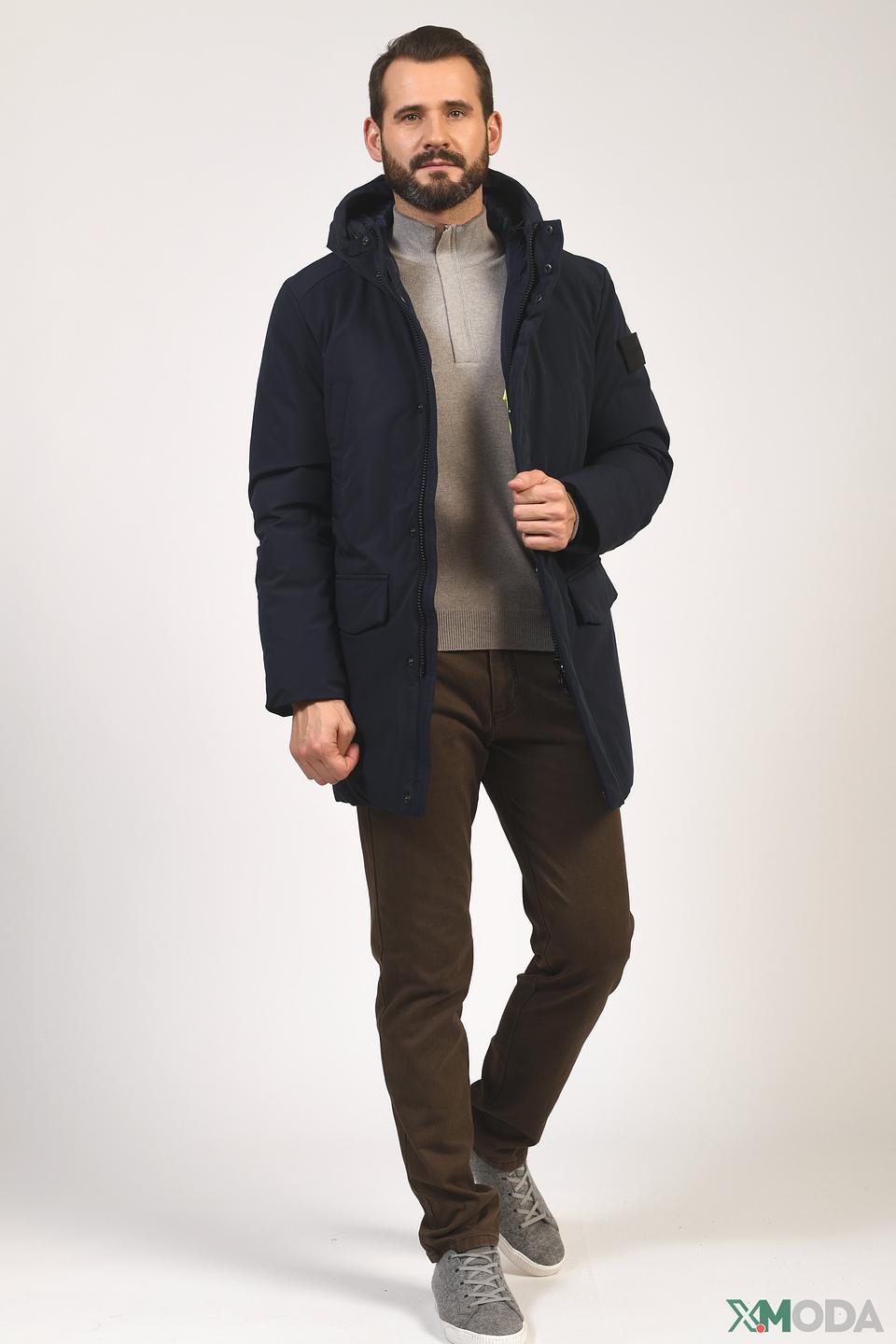 Пальто Calamar мужское тёмно-синее