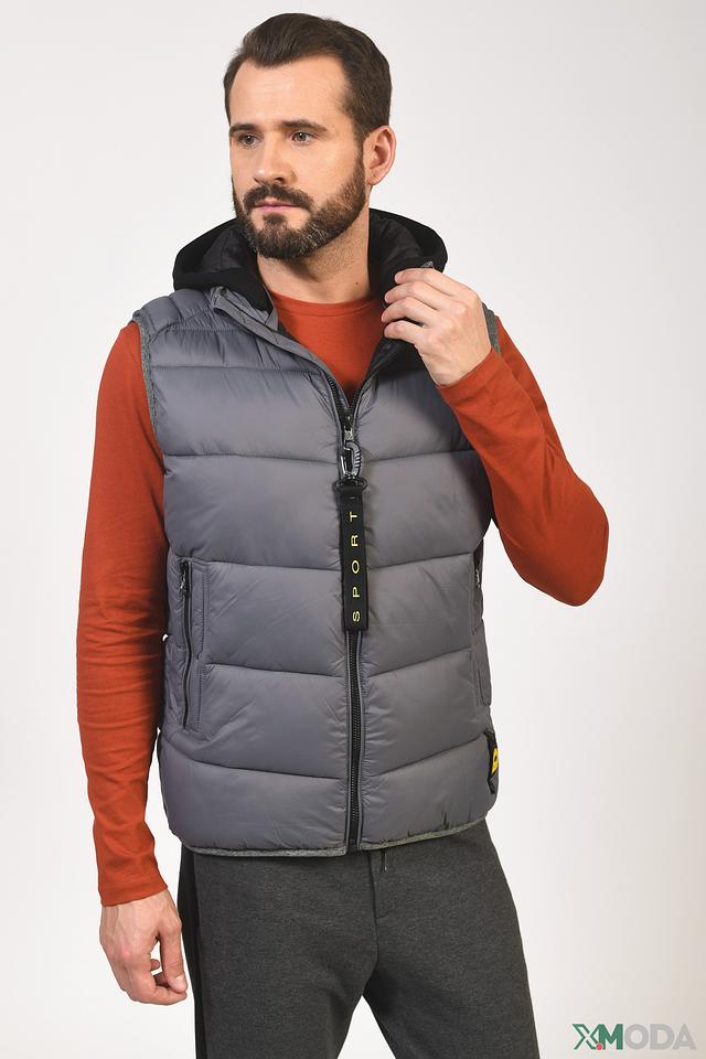 Жилет Granchio стеганый серый