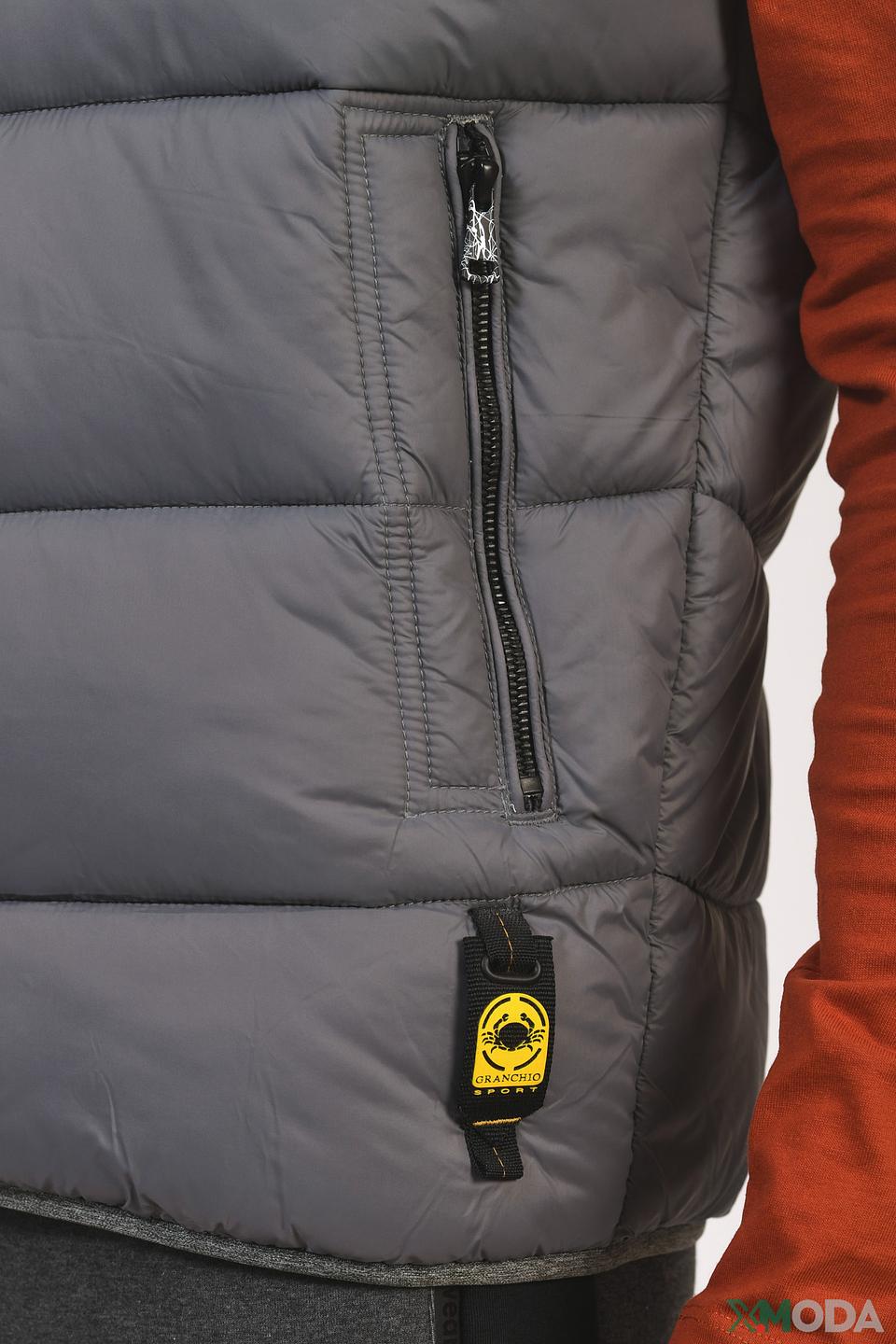Жилет Granchio стеганый серый