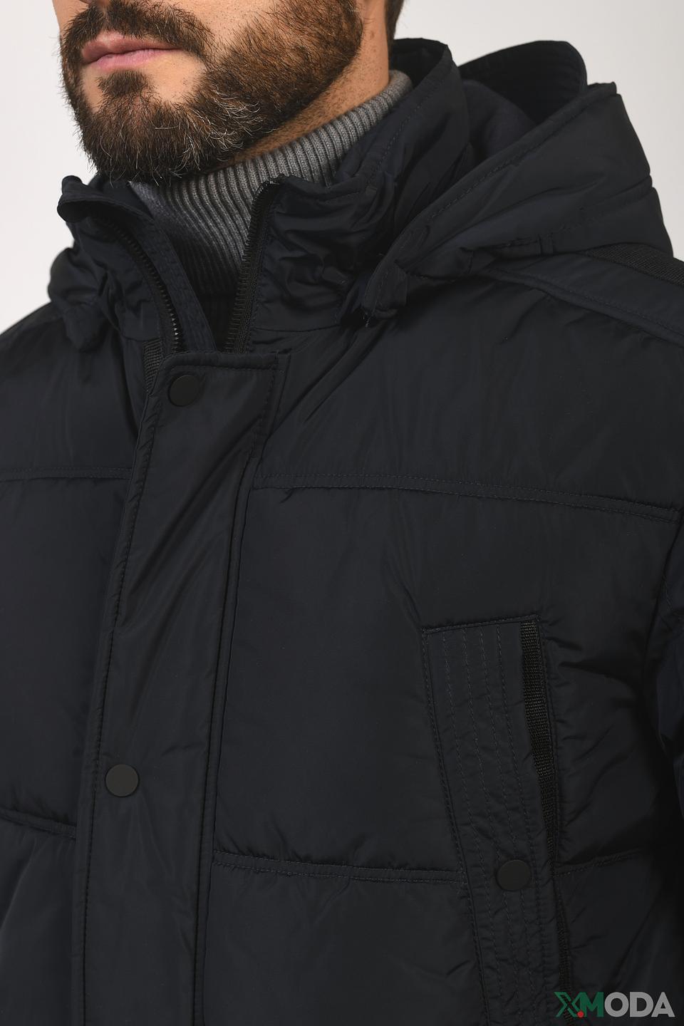 Куртка District стеганая тёмно-синяя