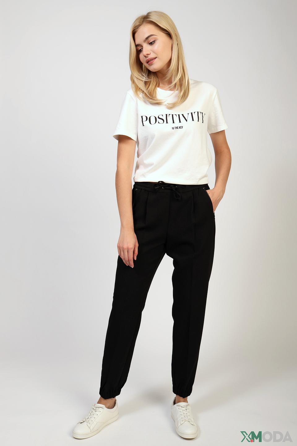 Брюки QS girl чёрные с карманами