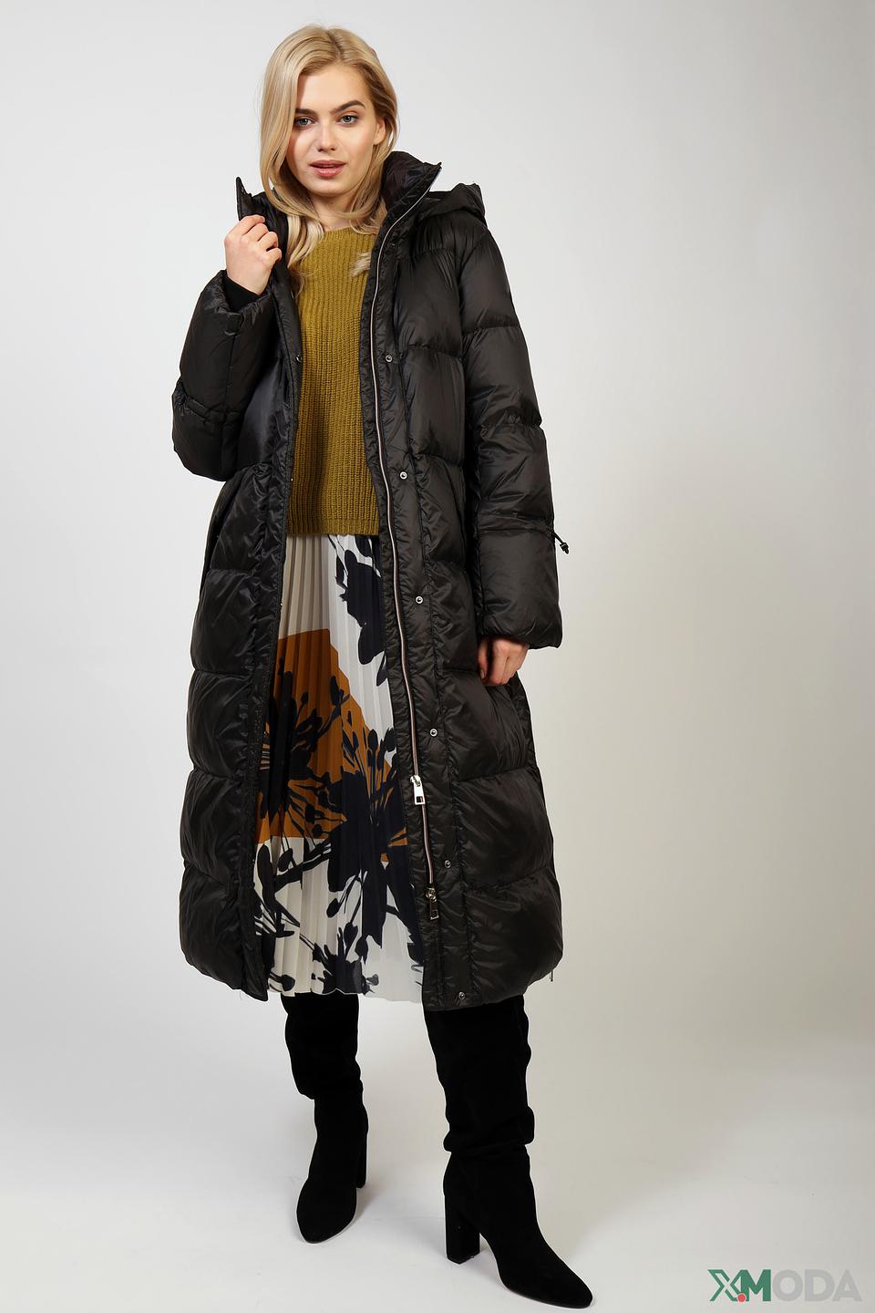 Пальто Milestone стеганое чёрное