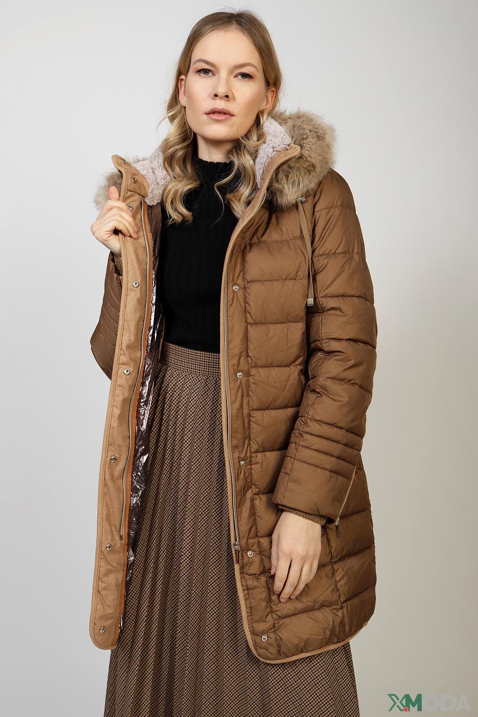 Куртка Milestone стеганая коричневая