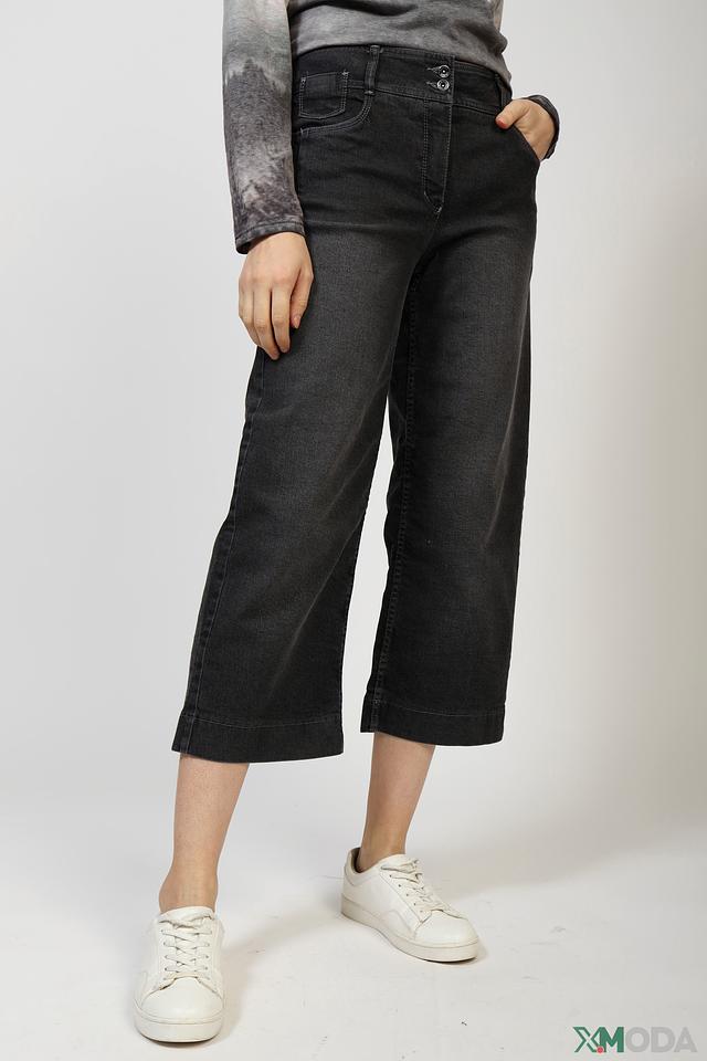 Джинсы Bianca кюлоты серые