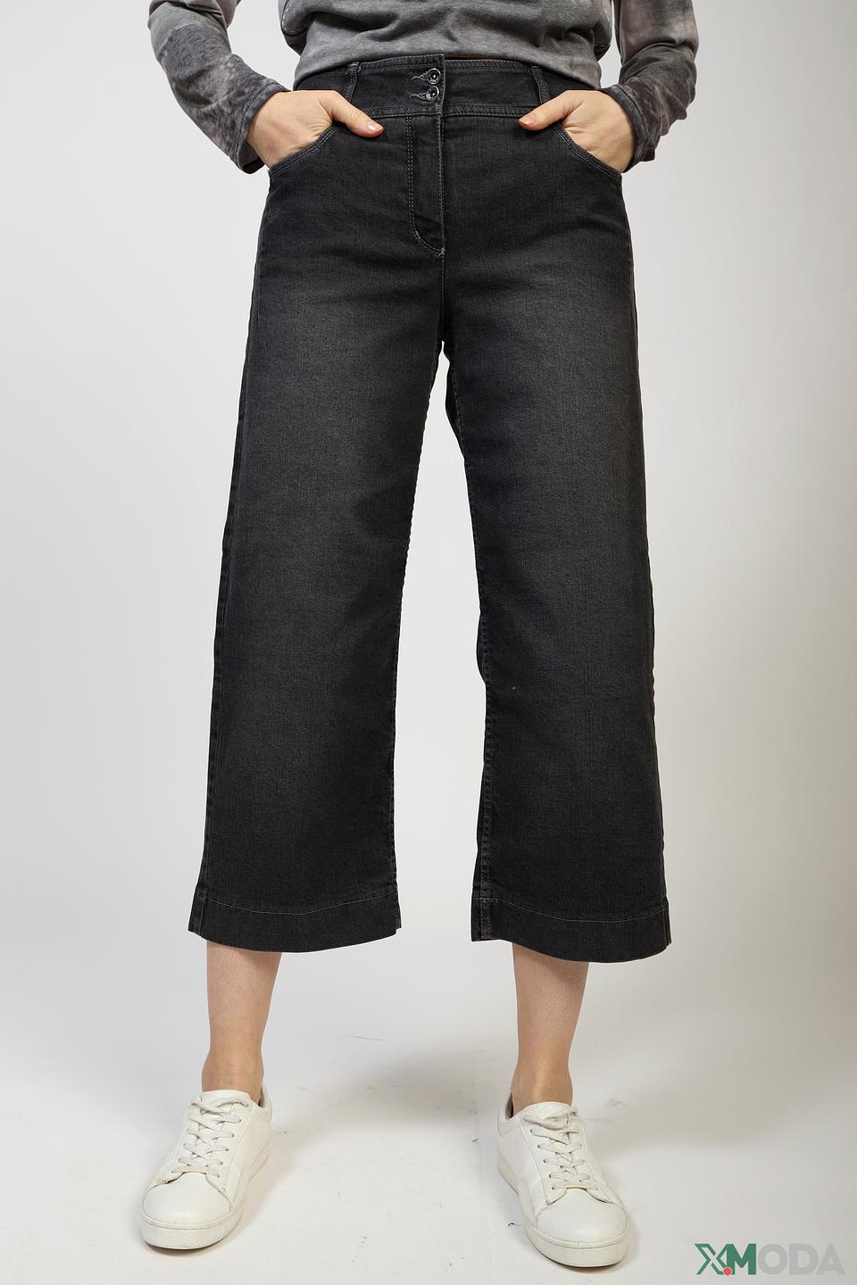 Джинсы Bianca кюлоты серые